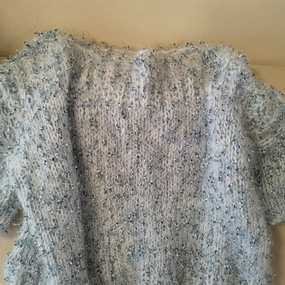 Blue knitted sweater - Picture 8 of 14